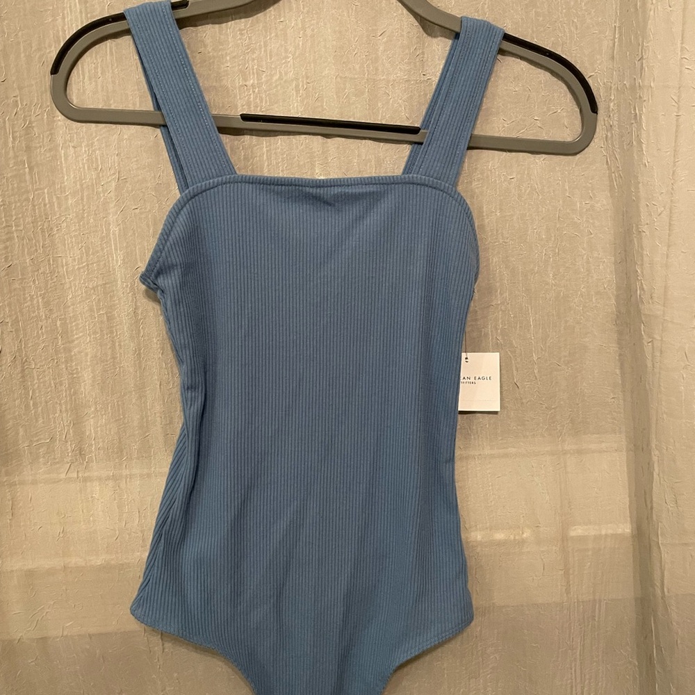 Blue One Piece Top